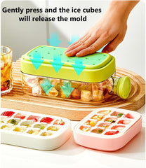 2-in-1 Ice Cube Water Bottle with Tray – Portable Ice Maker