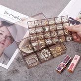 24-Grid Acrylic Jewelry Box – Transparent Storage Organizer
