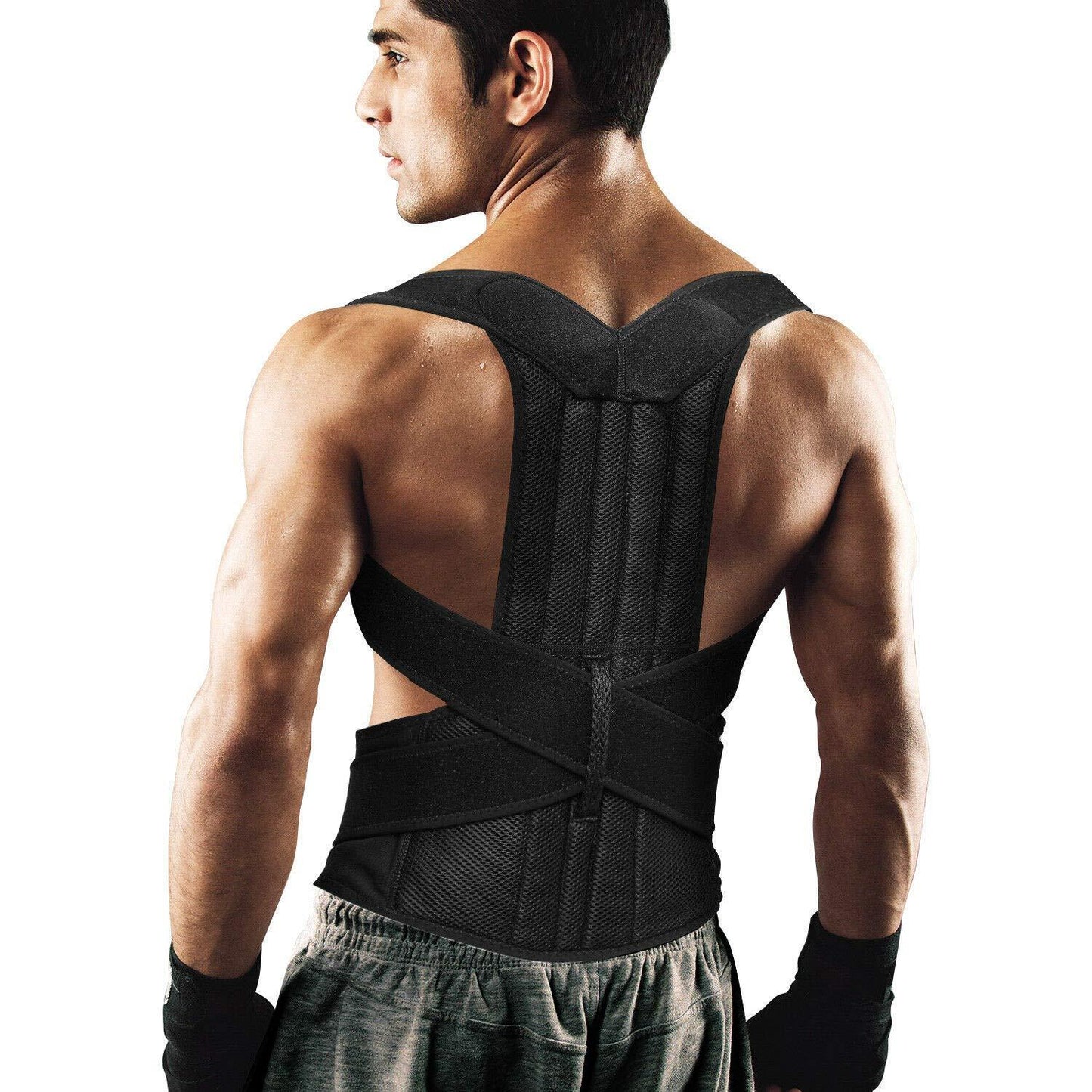 Adjustable Shoulder & Back Posture Corrector Belt – Daily Support