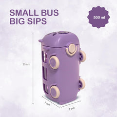 Kids Bus Shape Water Bottle – Cute Leak-Proof Design