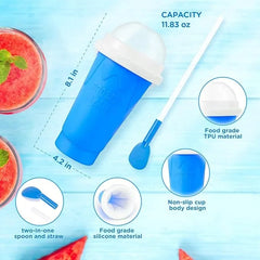 Frozen Magic Slushy Maker Cup – DIY Smoothie & Ice Slush Cup