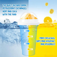 Frozen Magic Slushy Maker Cup – DIY Smoothie & Ice Slush Cup