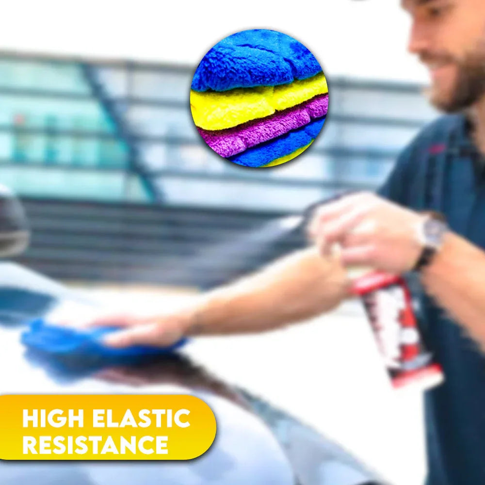 Premium Microfiber Car Cleaning Towel – Absorbent & Scratch-Free