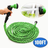 Expandable Hose Pipe (100 ft) – Magic Pipe with Spray Nozzle