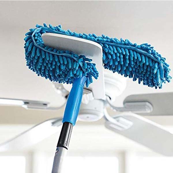 Flexible Fan Duster – Long Handle Microfiber Cleaner