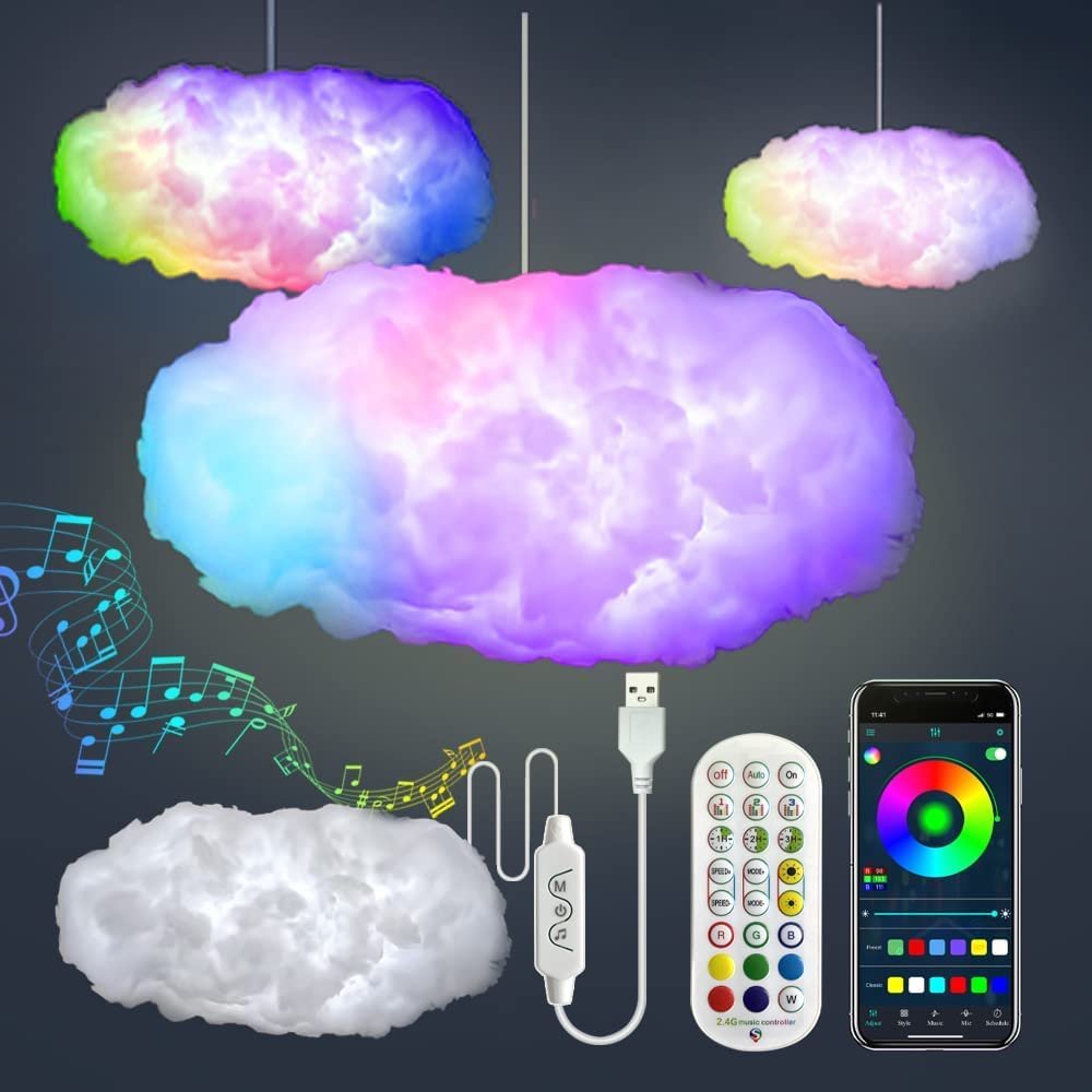 Cloud LED Lights for Bedroom Aesthetic