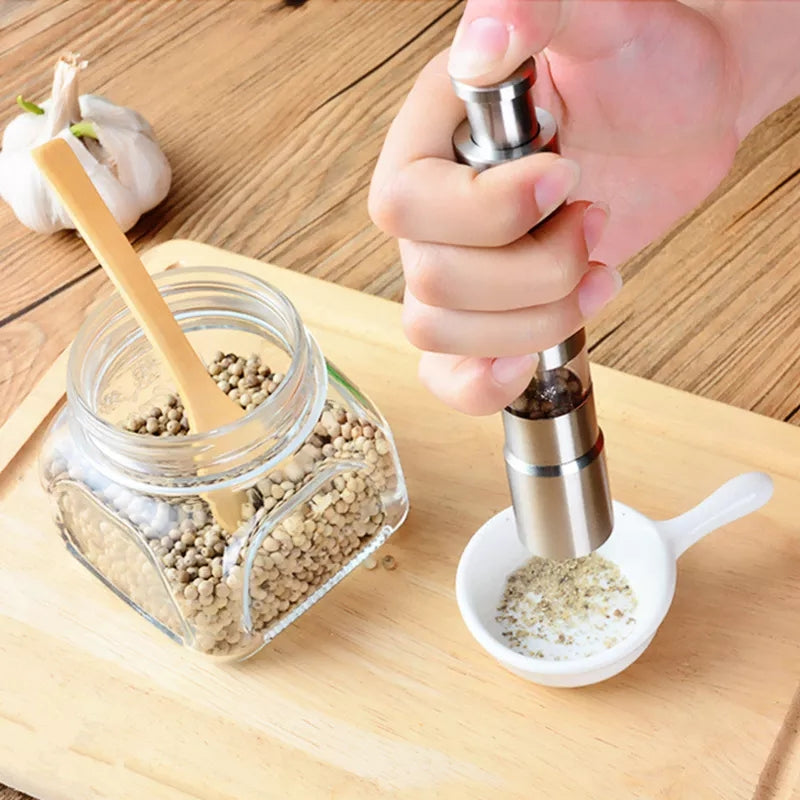 Spice Grinder – Stainless Steel Manual Mill
