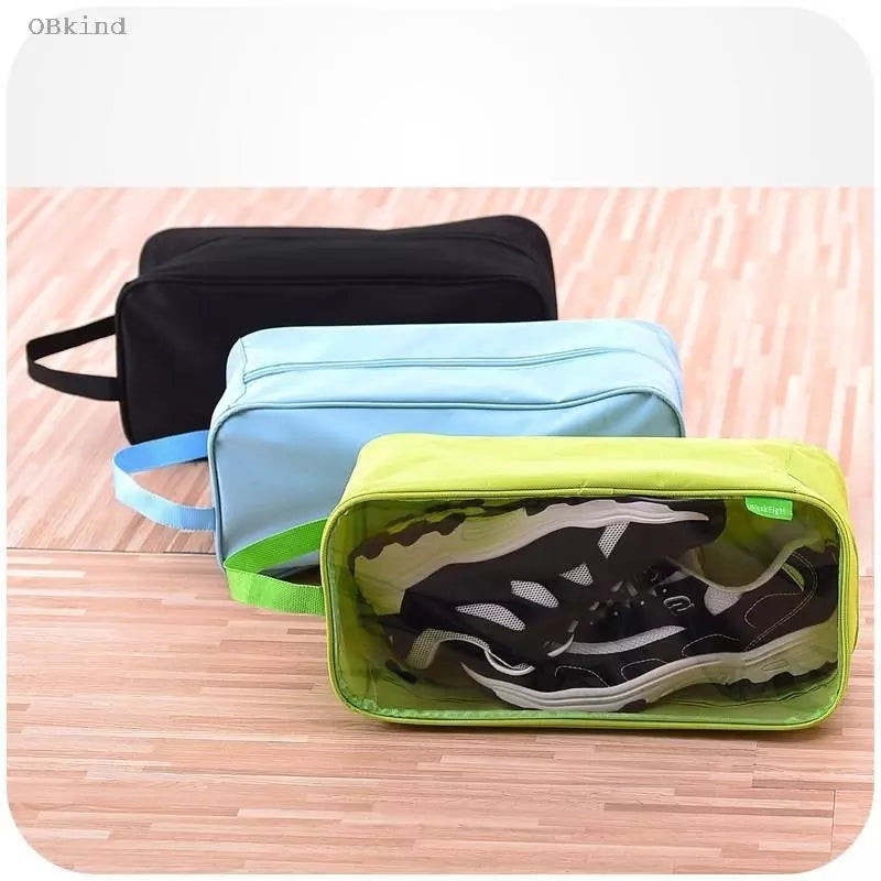 Travel Shoe Pouches (4 pcs) – Waterproof Organizers