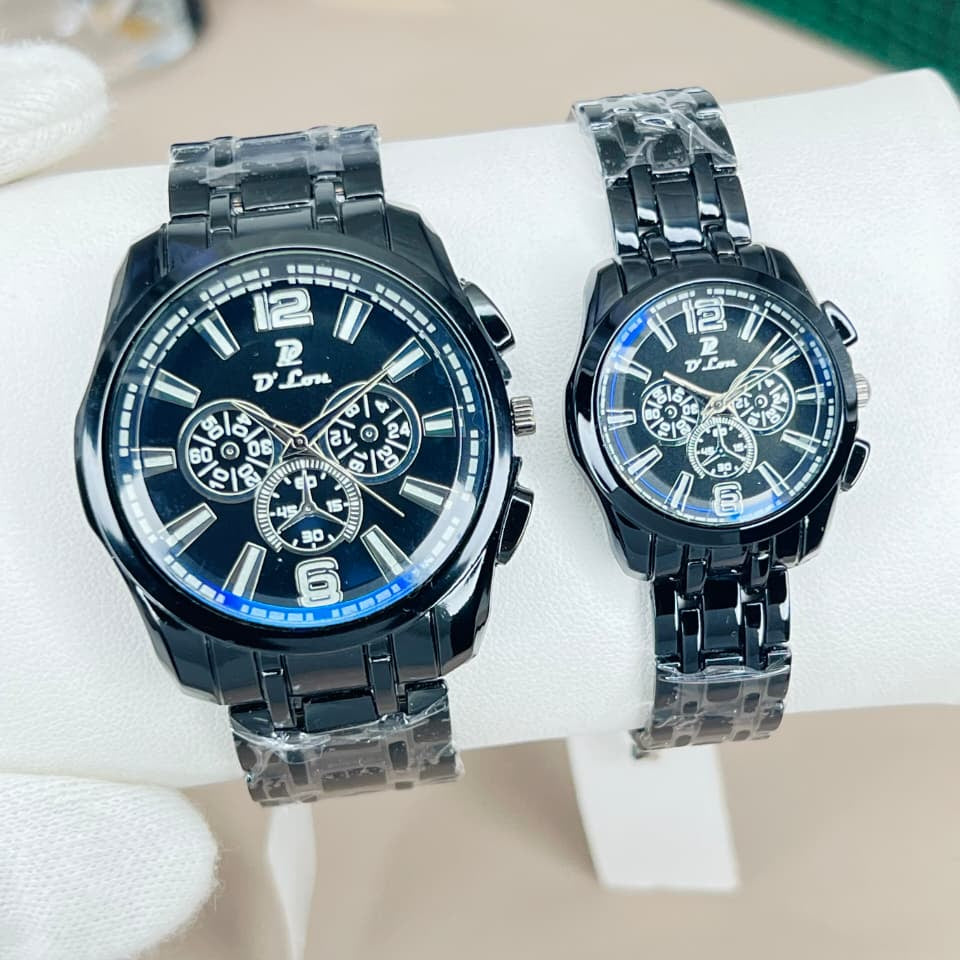 Legacy Prime Couple Watch Set Stainless Steel – Elegant Matching Timepieces