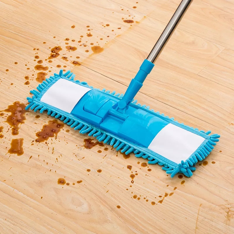 Telescopic Microfiber Mop – Flat Floor Cleaning Tool