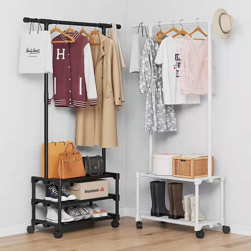 Multi-Layer Clothes Rack – 2/3-Tier Floor-Standing Garment Organizer