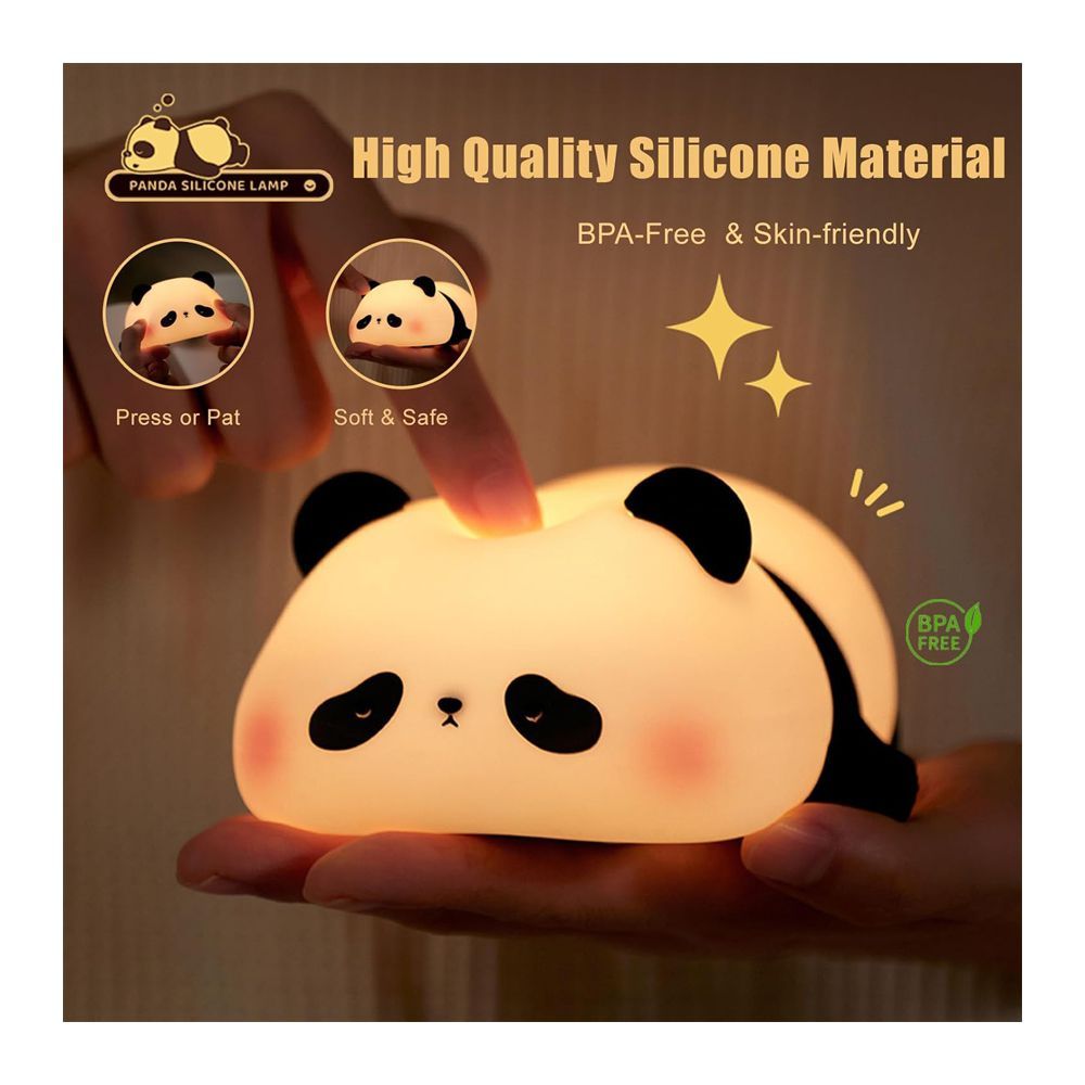 Cute Panda LED Desk Lamp — Adjustable LED Study Light for Desk & Bedroom