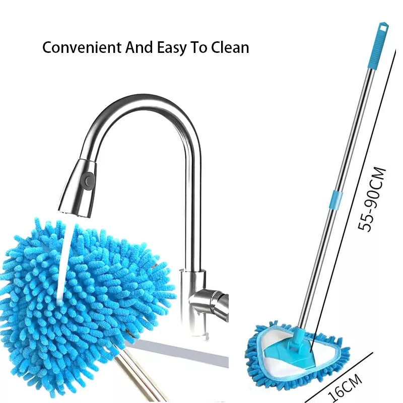Microfiber Triangle Mop – Corner Cleaning Tool