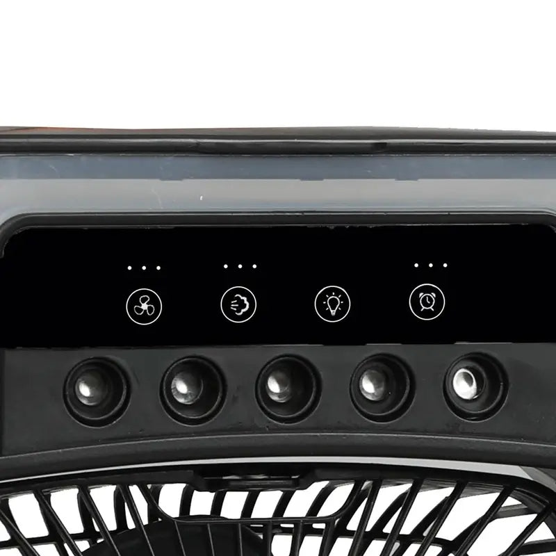 Portable USB Air Cooler Desk Fan with Water Spray – Mini AC