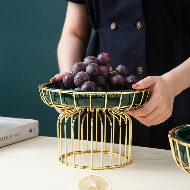 Ceramic Fruit Platter – Elegant Serving Tray