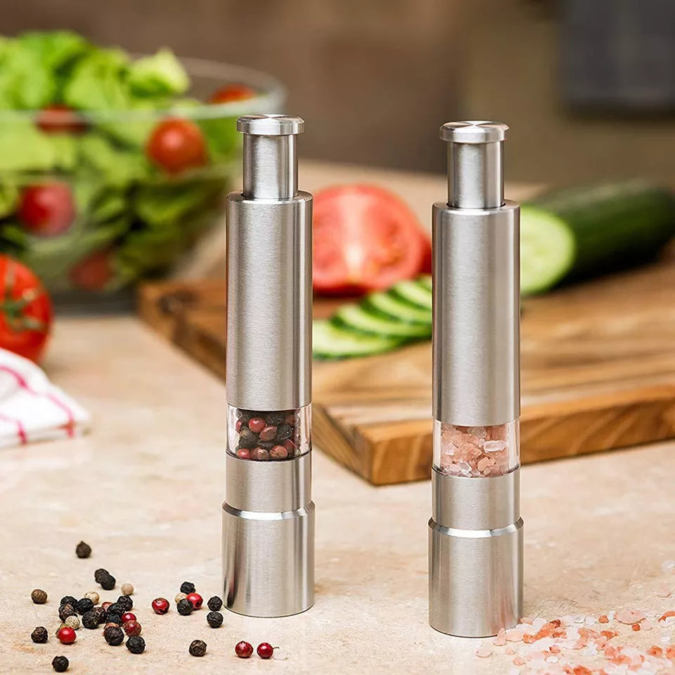 Spice Grinder – Stainless Steel Manual Mill