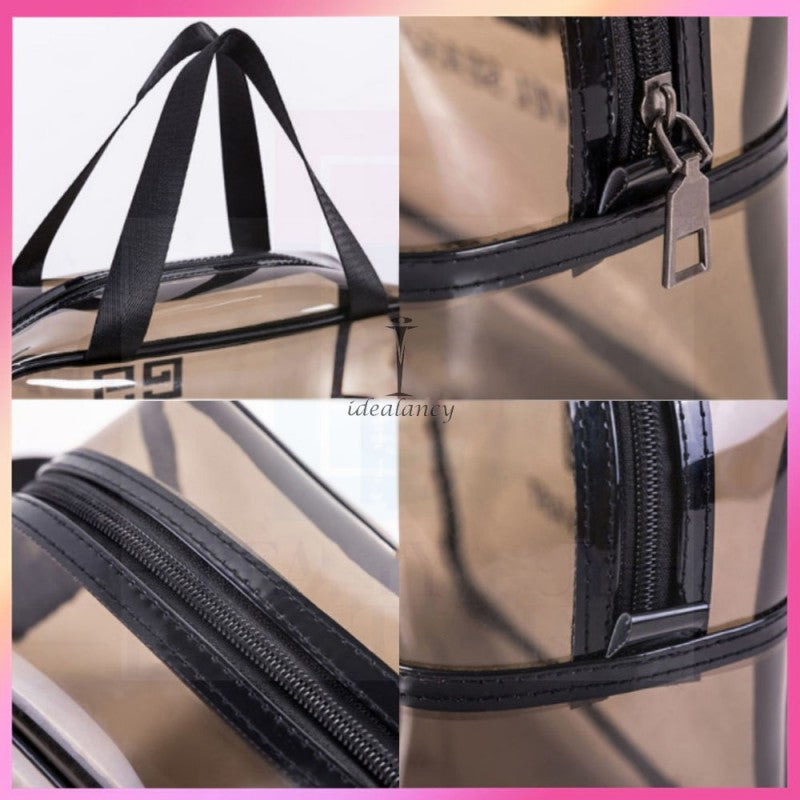 Transparent Travel Cosmetic Bag – Makeup Organizer