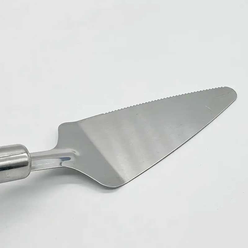 Stainless Steel Pizza & Cake Lifter with Side Cutter