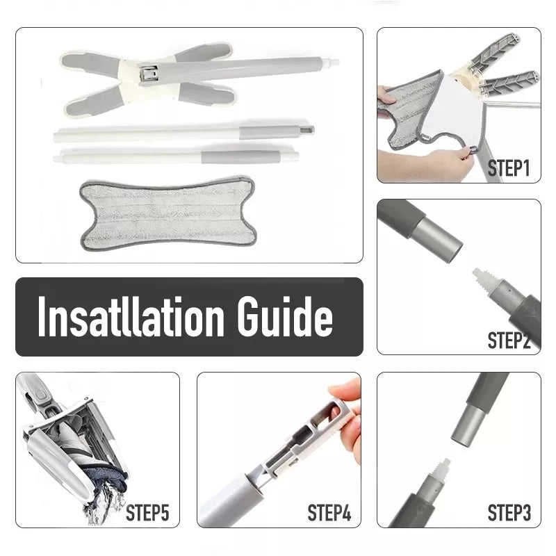 360° Twister Mop – Easy Spin Floor Cleaner