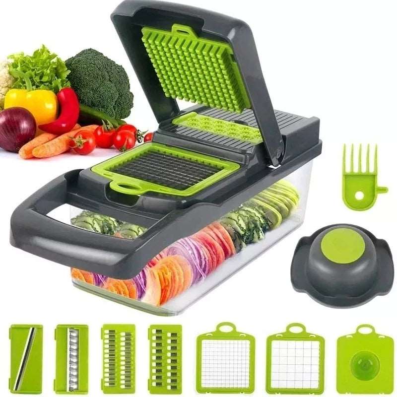 12-in-1 Multifunctional Vegetable Cutter – Slicer & Dicer
