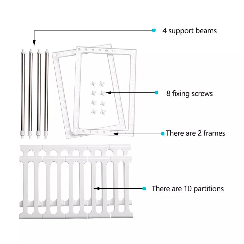 Under Sink Shelf – Adjustable Storage Organizer