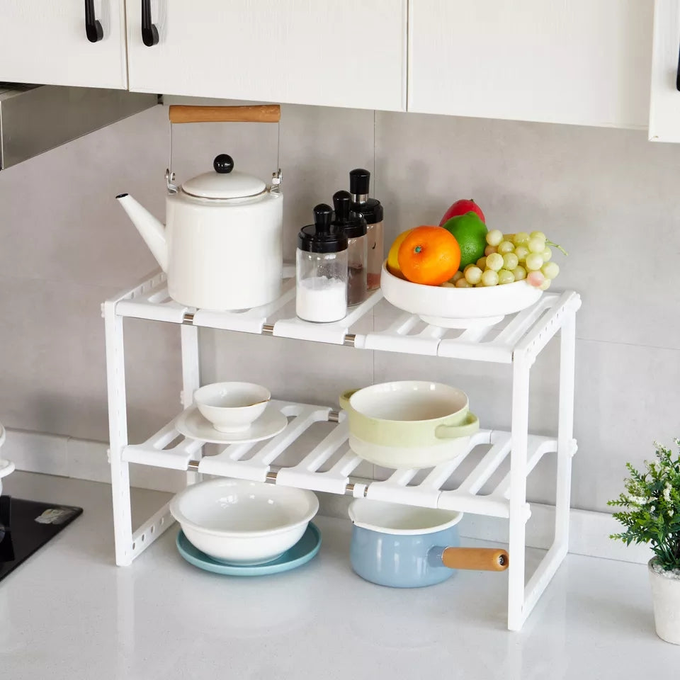 Under Sink Shelf – Adjustable Storage Organizer