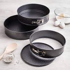 Non-Stick Cake Pan Set (3 pcs) – Round Baking Mold