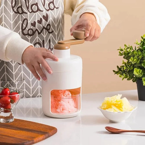 Manual Ice Crusher – Twist & Shave Machine