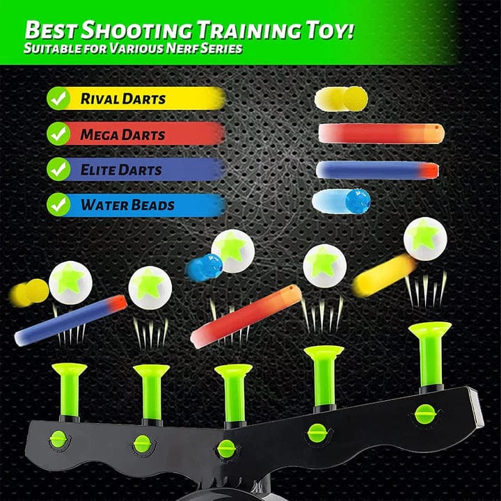 Air Hover Shot Gun Game – Floating Ball Targets, Adjustable Airflow, Hand-Eye Coordination & Indoor Family Shooting Practice Game for Kids & Adults