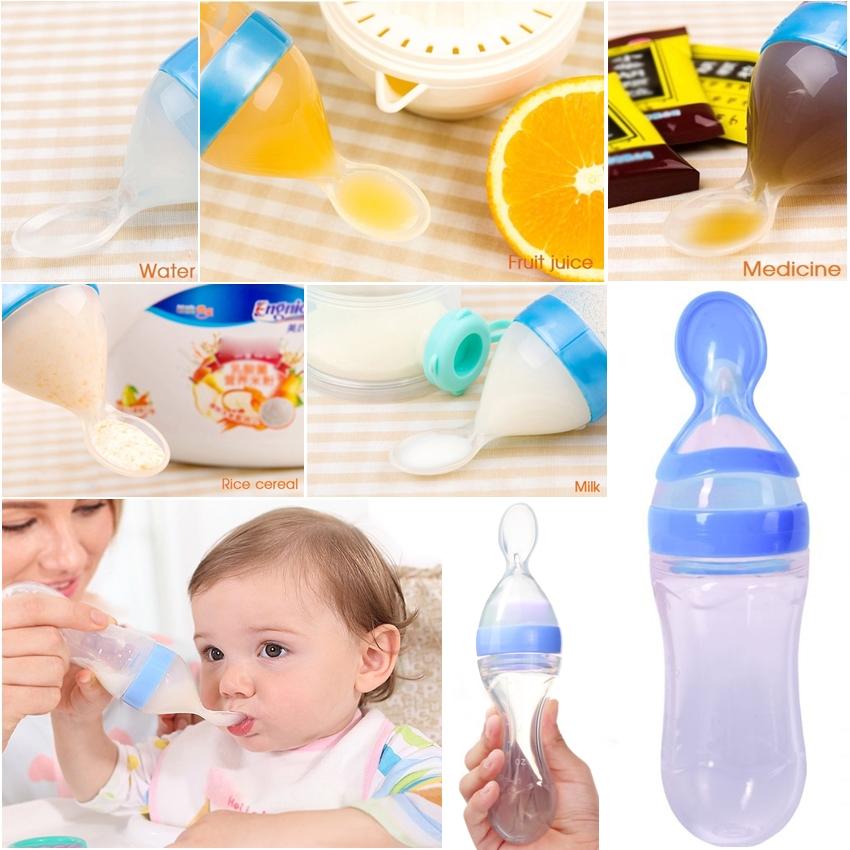 Baby Spoon Feeder + Pacifier + Knee Pad (3-in-1 Deal)