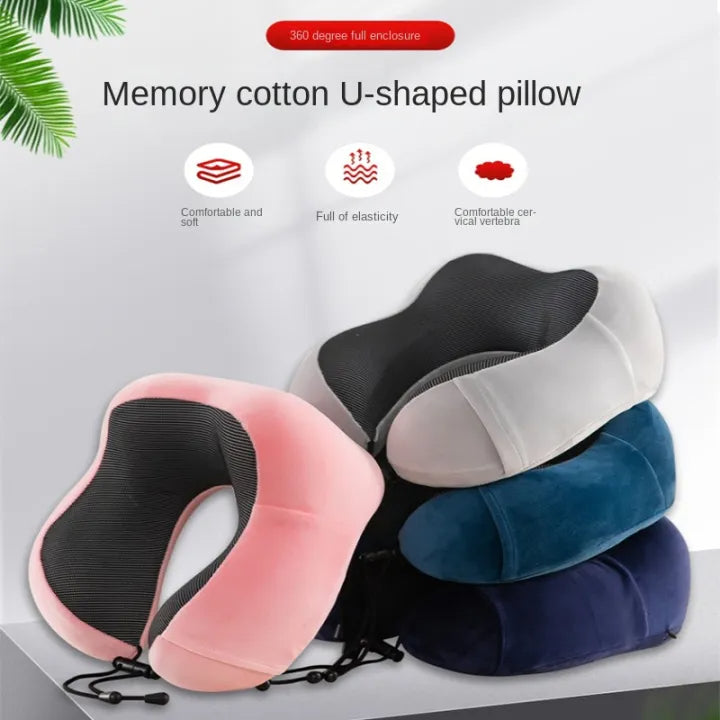 U-Shaped Travel Neck Pillow – Comfortable Support Cushion