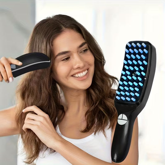 USB Electric Scalp Massage Comb & Hair Brush | Rechargeable Hair Care Tool