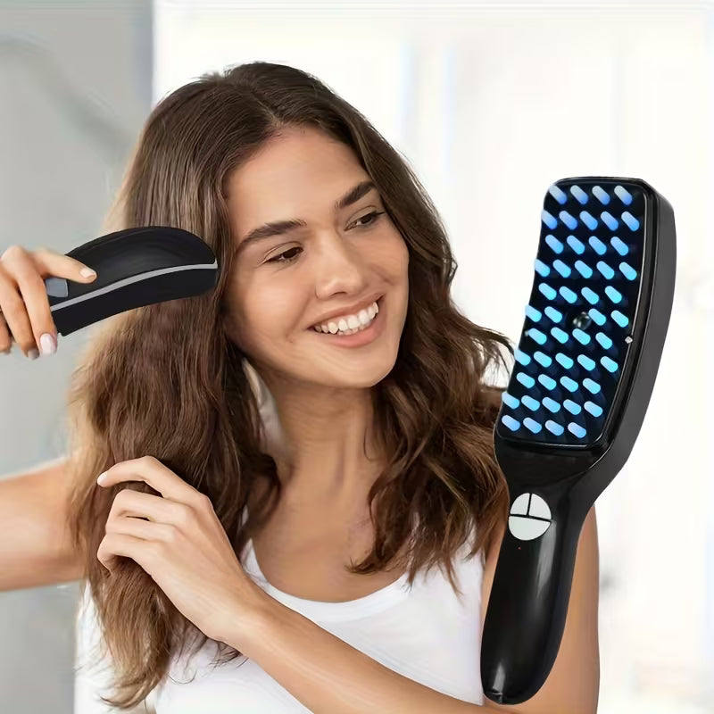 USB Electric Scalp Massage Comb & Hair Brush | Rechargeable Hair Care Tool