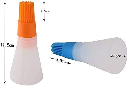 Silicone Oil Bottle with Brush – Leakproof Kitchen Tool