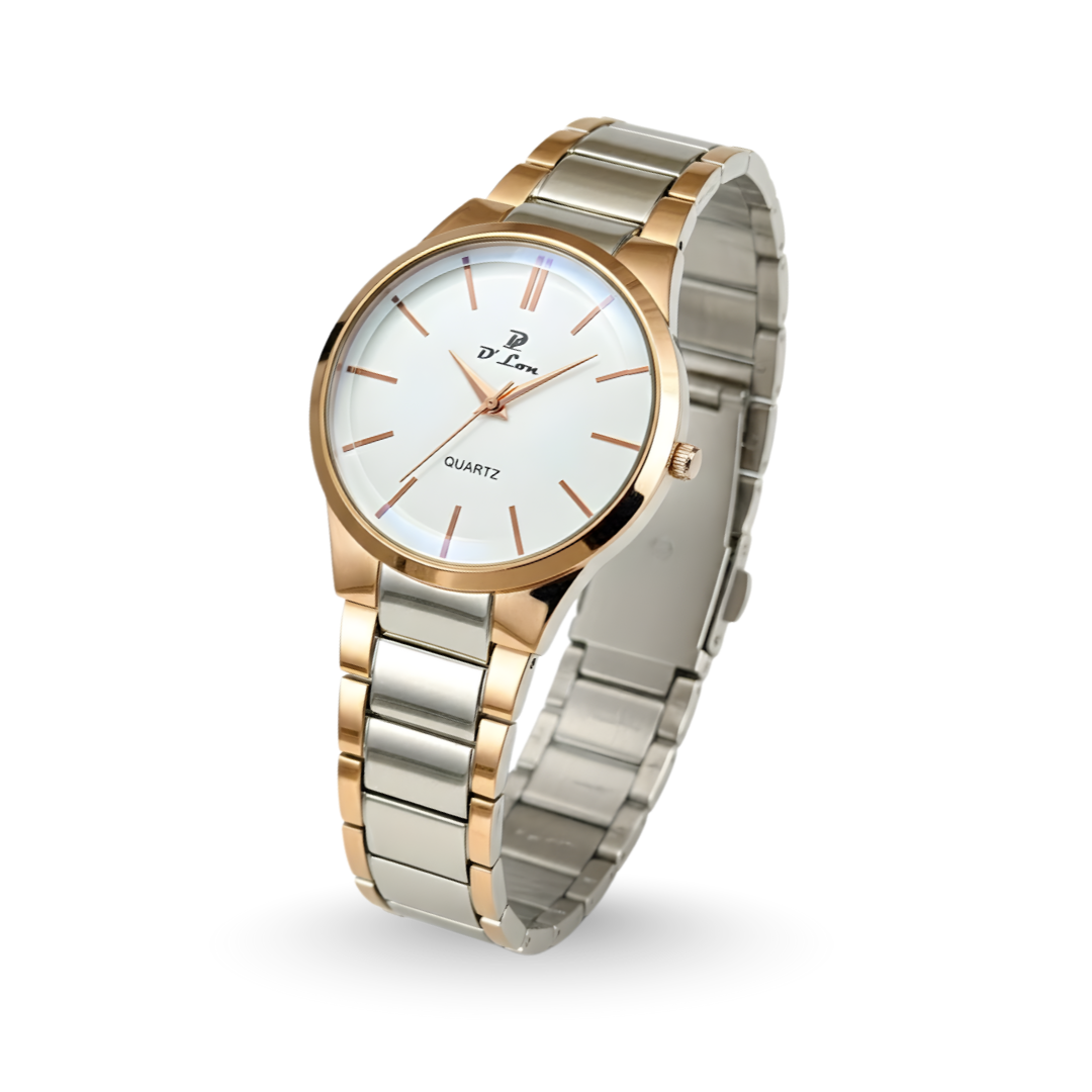 Core Premium Men Watch | Minimalist Gold-Tone Stainless Steel Watch