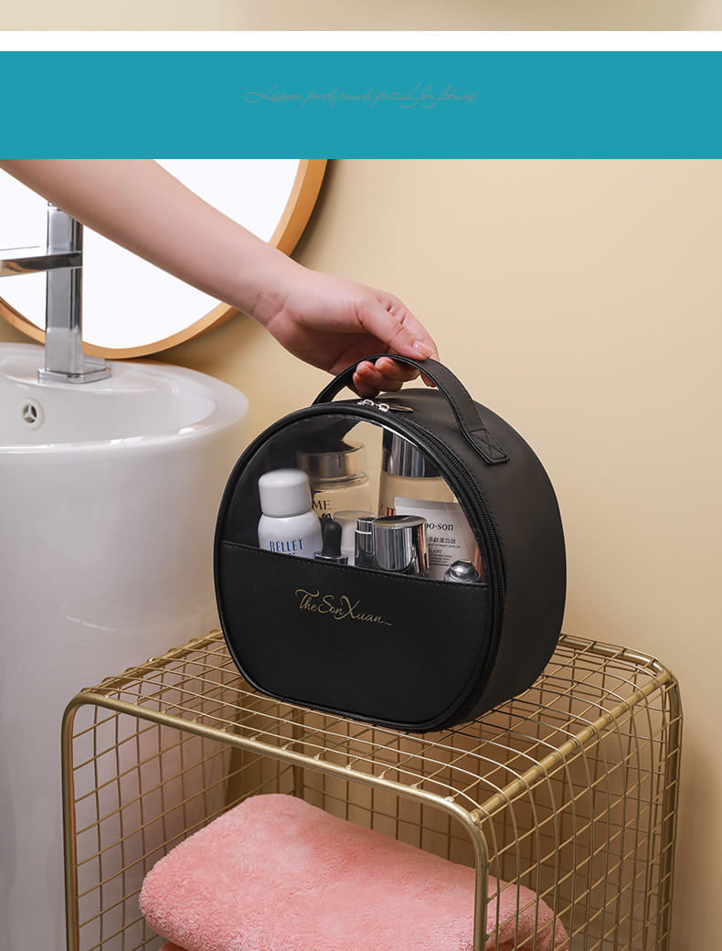 Transparent Makeup Bag – Waterproof Travel Organizer