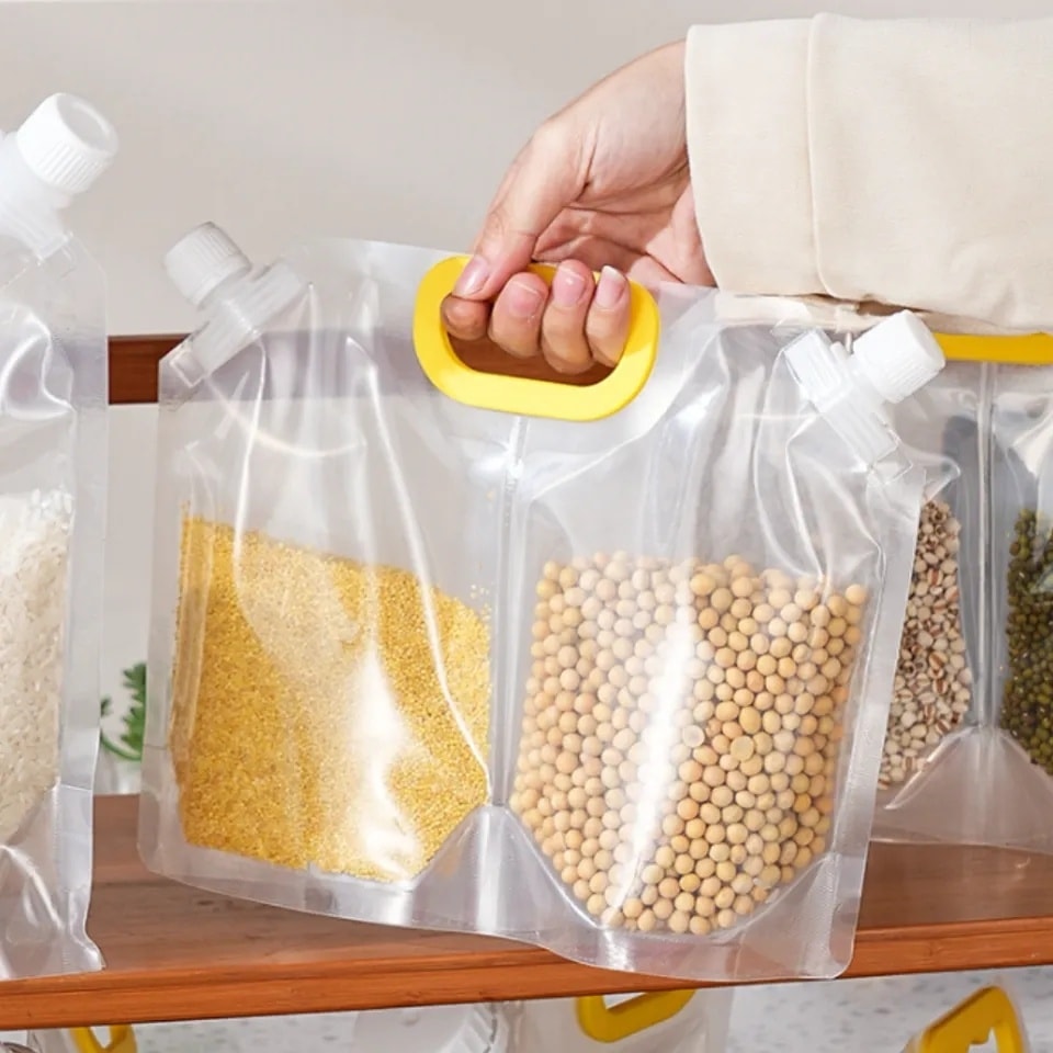 Cereal Food Storage Bag – Reusable 2-in-1 Sealed Pouch