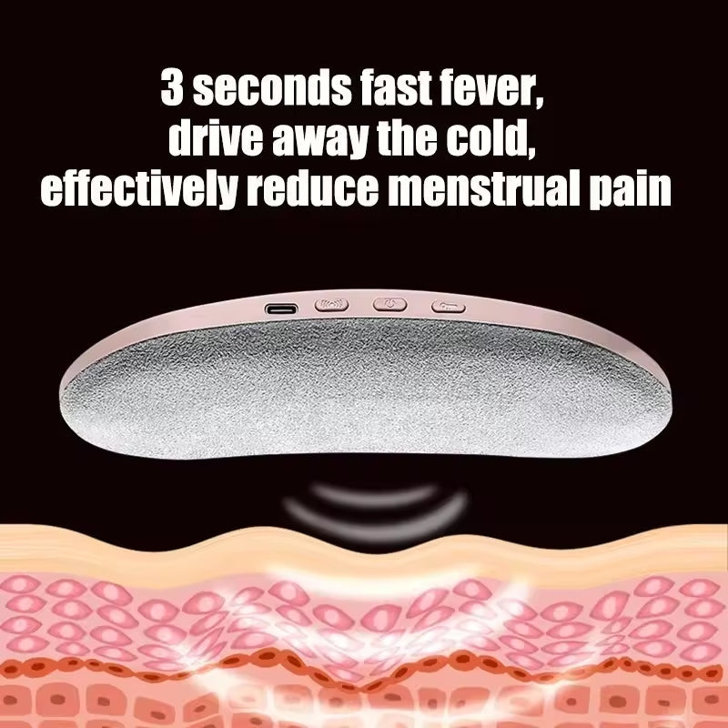 Electric Period Pain Relief Cramps Belt – Heating Massager for Women