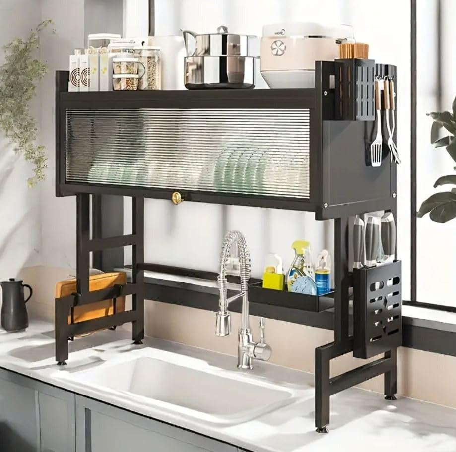 Over-Sink Cabinet Rack – Multi-Functional Kitchen Organizer