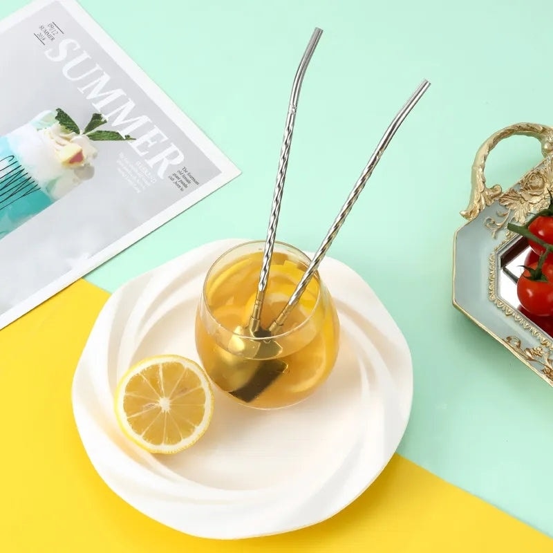 Fruit Spoon Straws – Double Dip Reusable Design