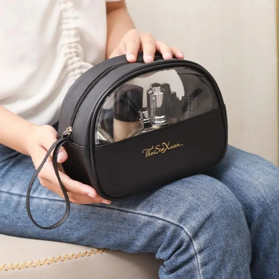 Transparent Makeup Bag – Waterproof Travel Organizer