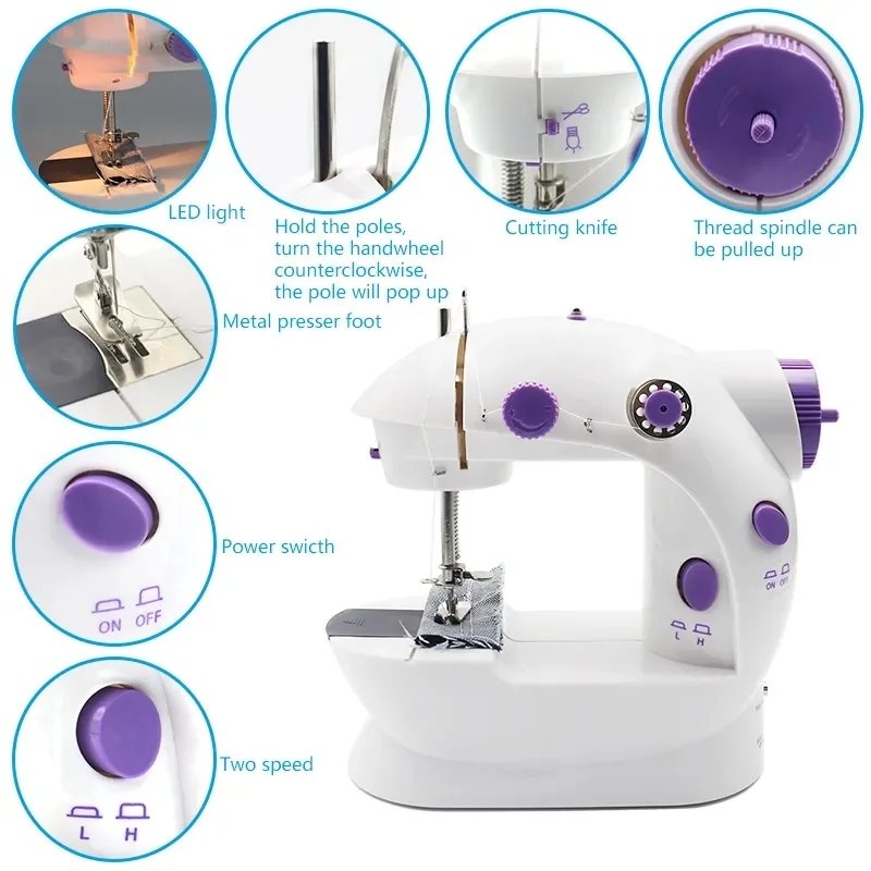 Sewing Machine – Mini Portable with 2 Speed Control