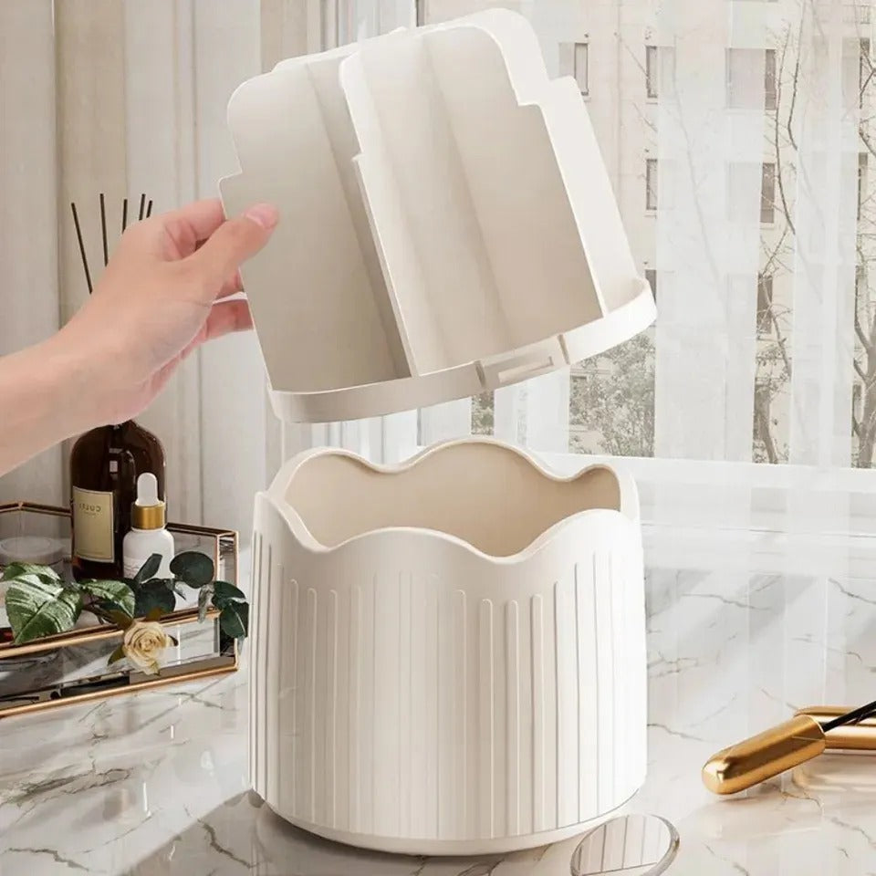 Makeup Brush Holder – New 360° Rotating Organizer