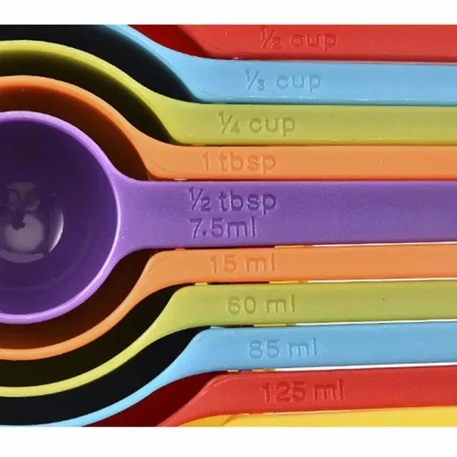 6-Piece Measuring Spoons & Cups Set – Kitchen Baking Tools