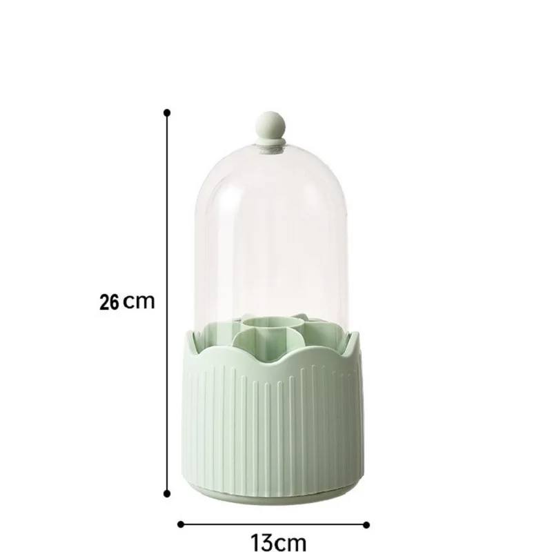 Makeup Brush Holder – New 360° Rotating Organizer