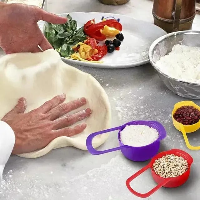 6-Piece Measuring Spoons & Cups Set – Kitchen Baking Tools