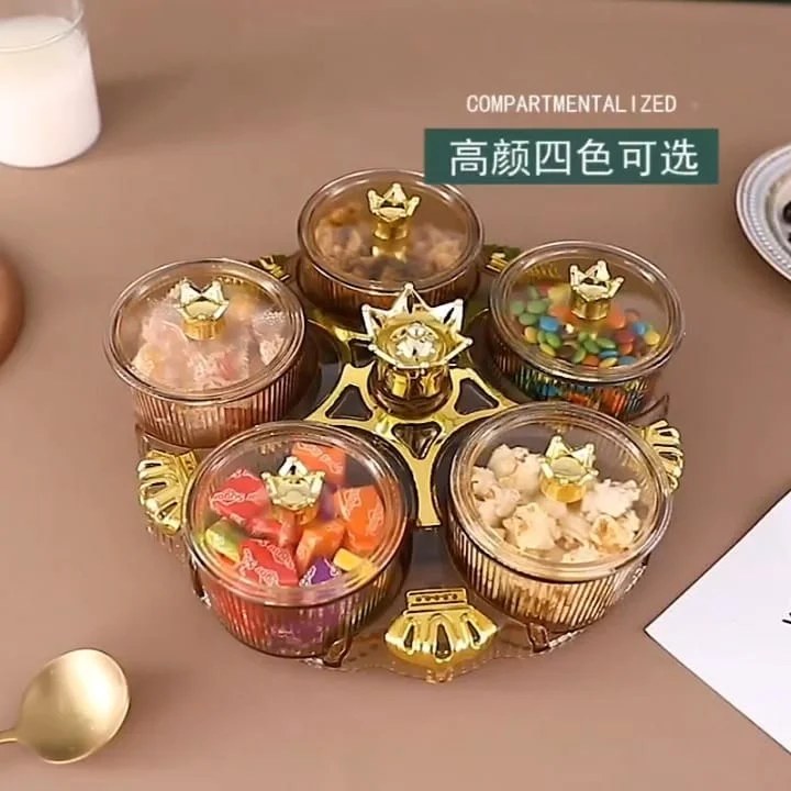 Dry Fruit Dish – New Luxury Rotating Tray