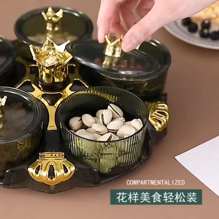 Dry Fruit Dish – New Luxury Rotating Tray