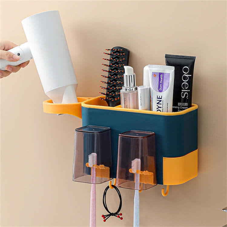 Bathroom Rack – Wall Mounted Multifunction Shelf