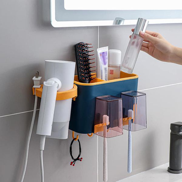 Bathroom Rack – Wall Mounted Multifunction Shelf